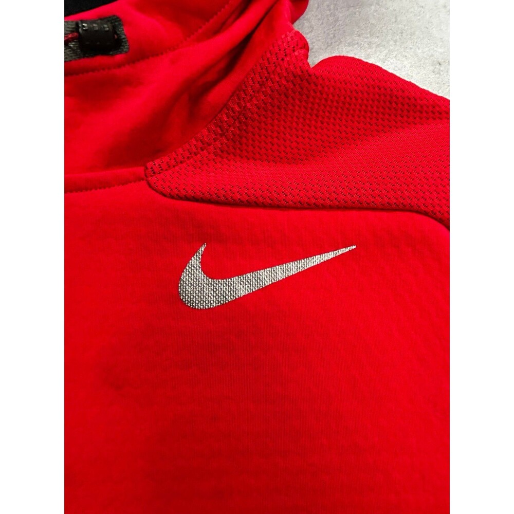 Nike Therma Fit Men’s Pullover Hoodie Small Red - Picture 2 of 9